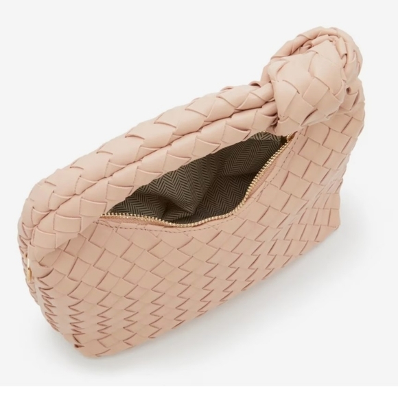 Pink Woven Crossbody Bag - Picture 7 of 9